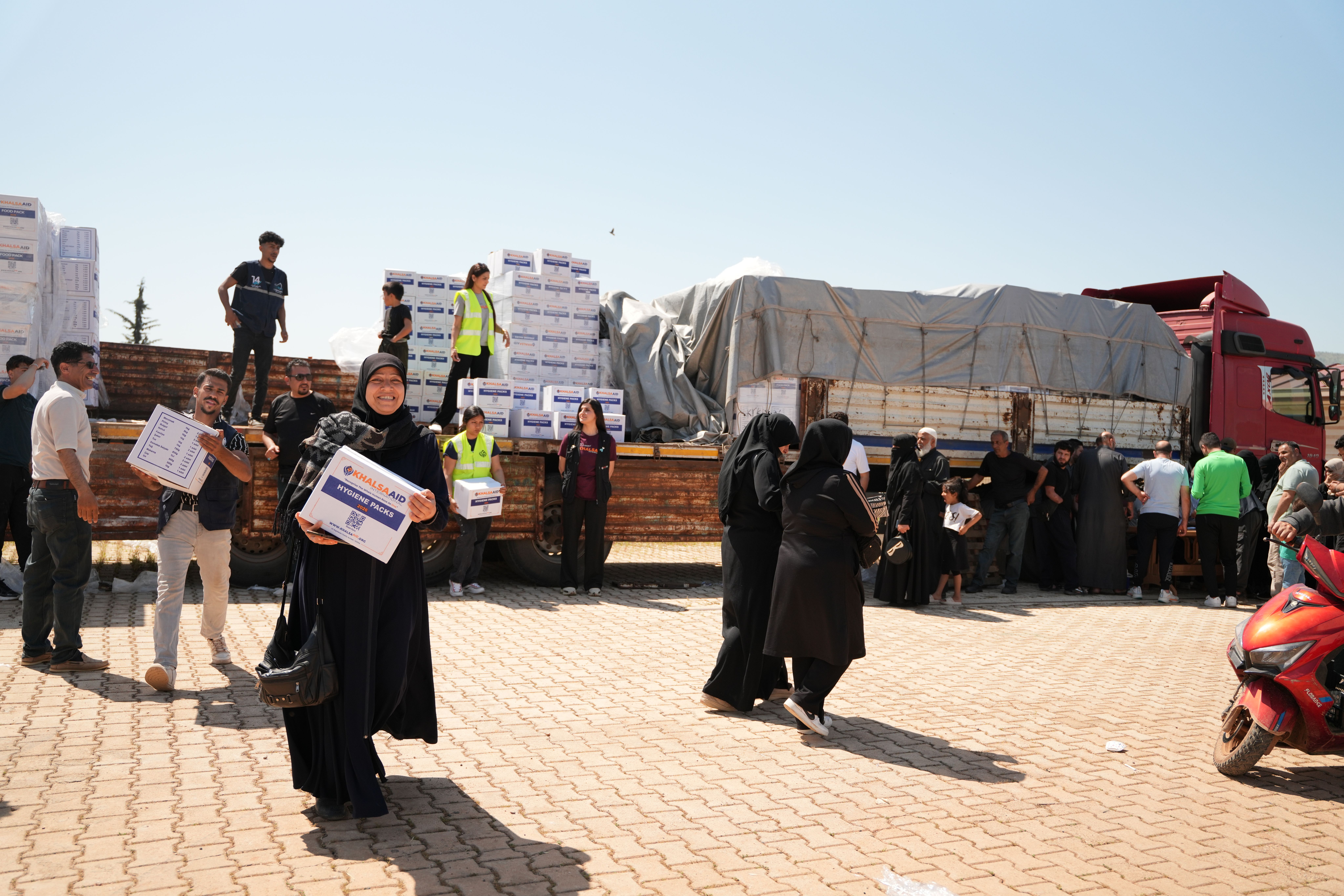 Khalsa Aid aid distribution in Türkiye