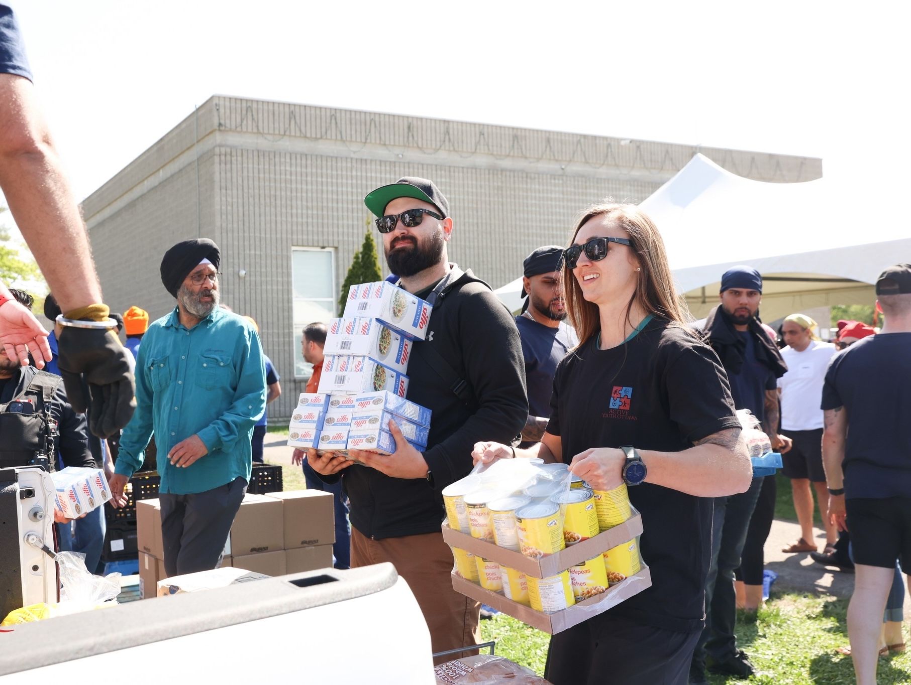 Ottawa Food Drive by Khalsa Aid