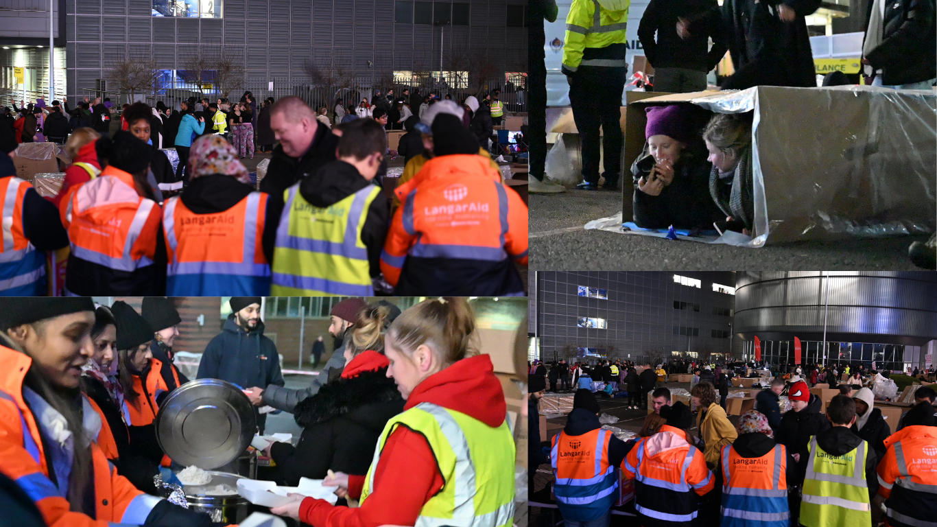 Langar Aid Joins the 35th St Basils Sleepout in Birmingham