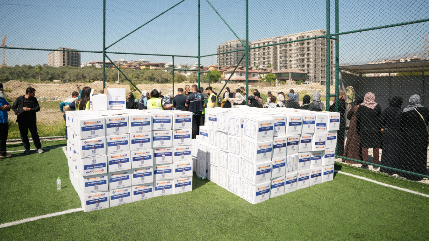 Khalsa Aid distributes 1,750 aid packs in Türkiye