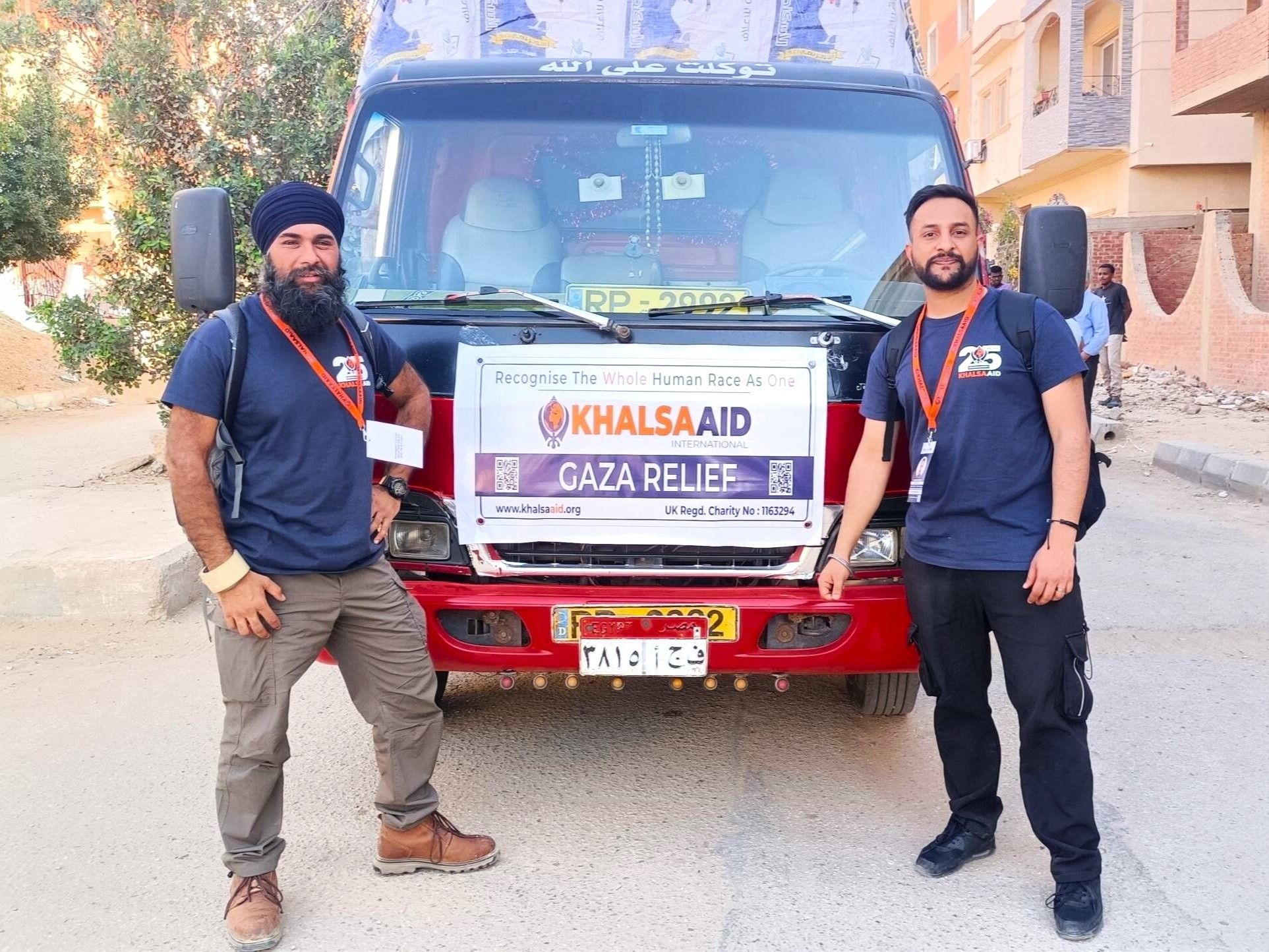 Khalsa Aid is steadfast in its commitment to Gaza Relief efforts in Egypt