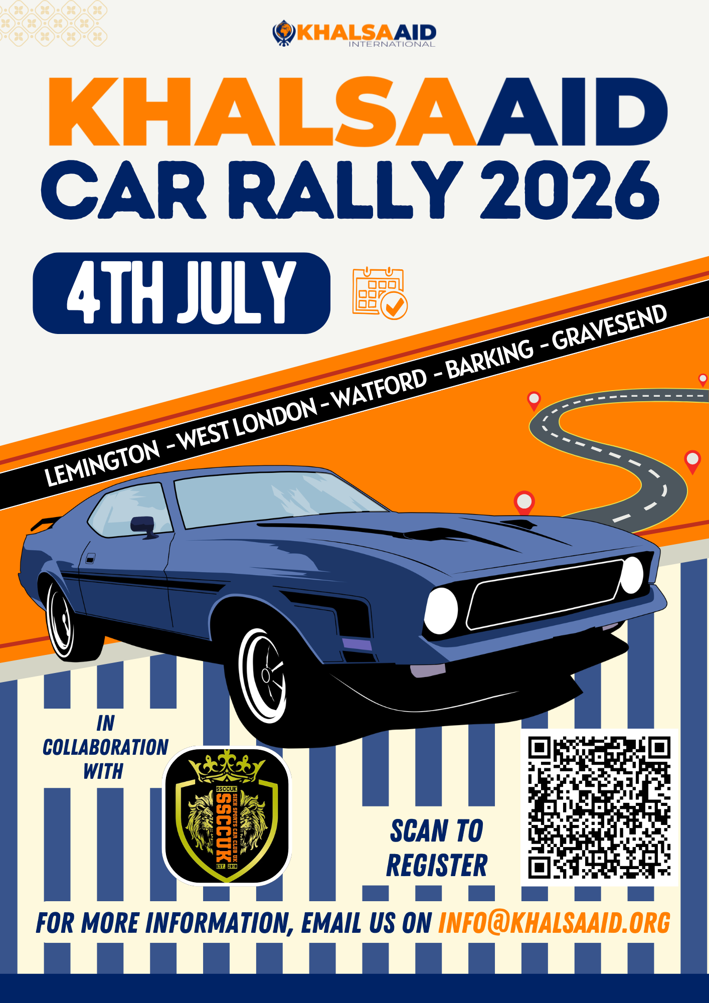 Khalsa Aid Car Rally 2026 