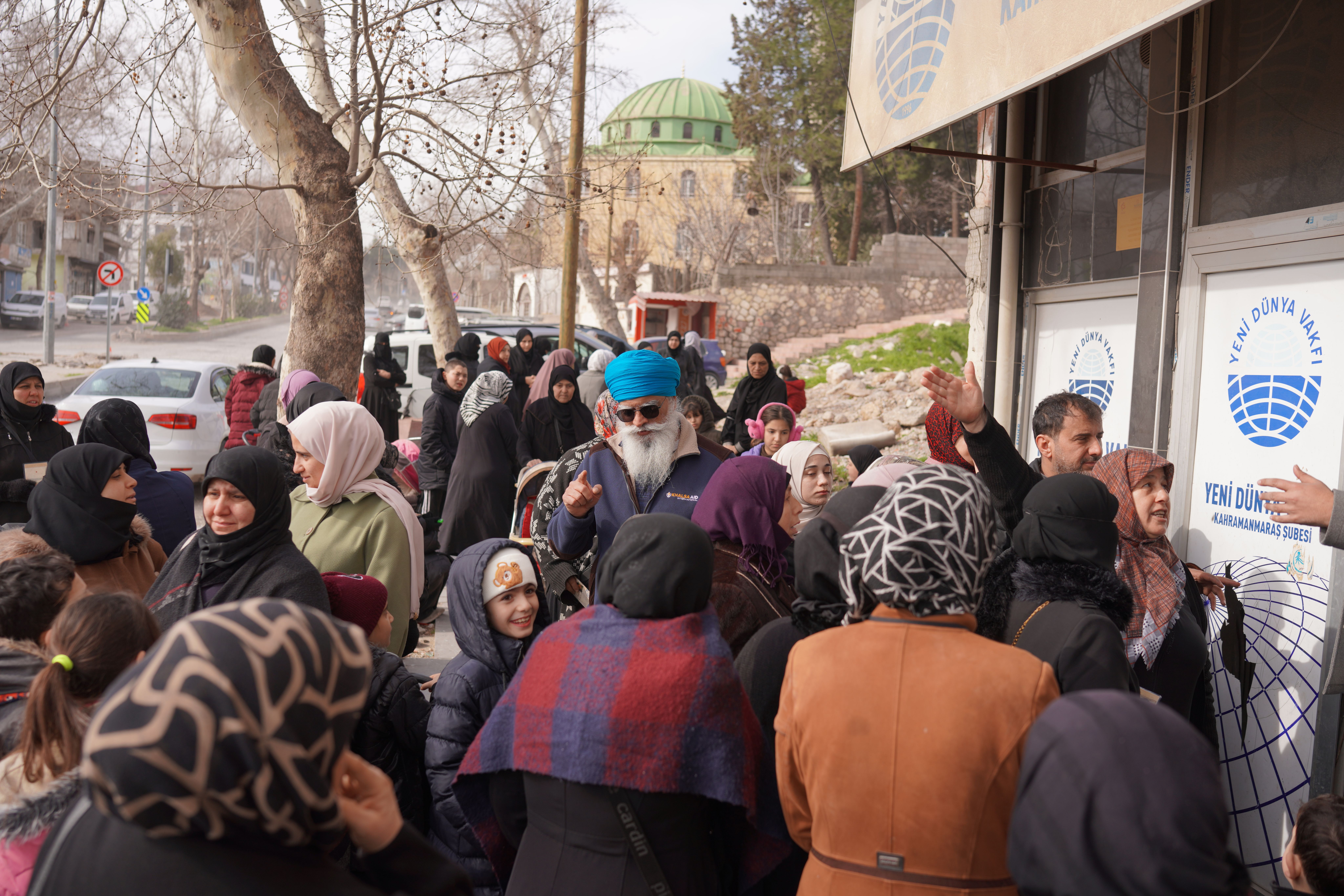 Khalsa Aid CEO Ravi Singh on the ground in Turkey