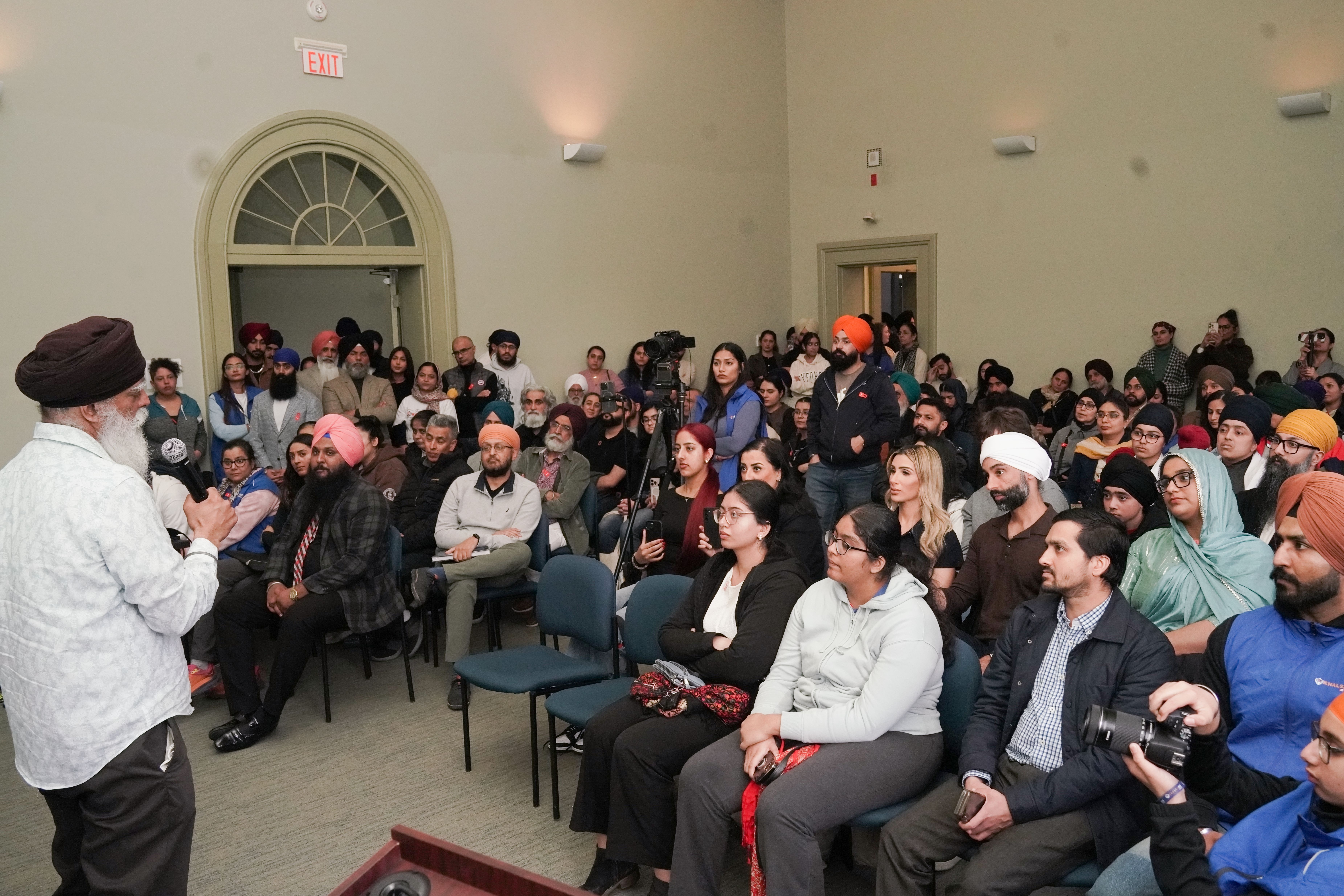 Ravi Singh speaking at Sikh heritage month event in Brampton