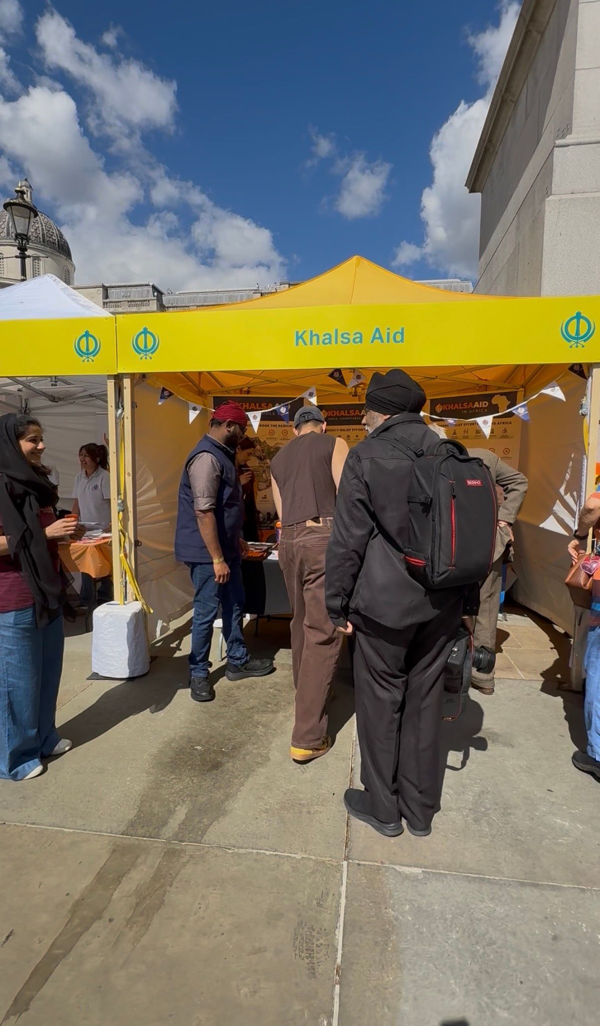Khalsa Aid stall at London Vaisakhi 2026