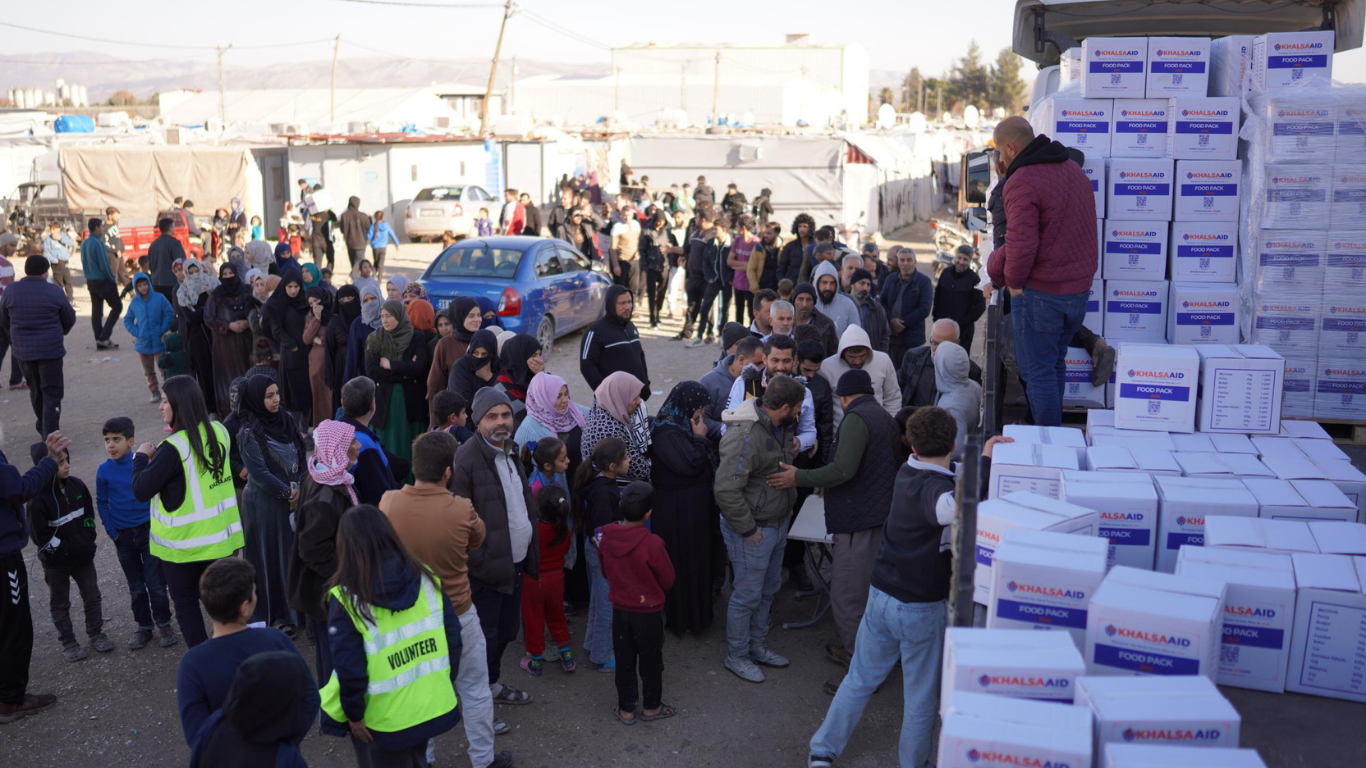 Khalsa Aid Starts the New Year by Spreading Smiles, Hope and Relief in Syrian Refugee Camps in Türkiye 