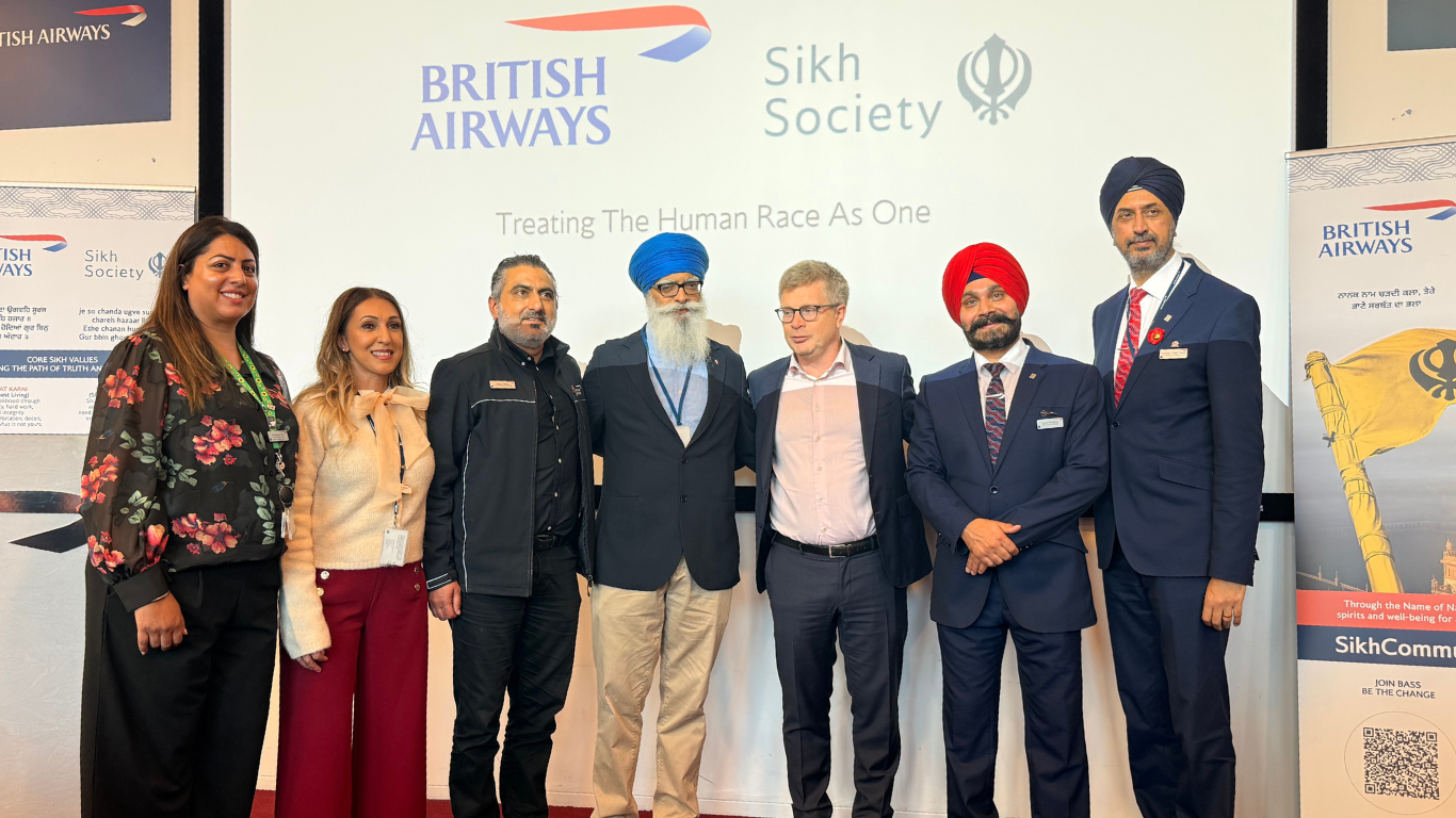 British Airways Sikh Society supports Khalsa Aid’s Panjab Flood Relief efforts, raising £8,007 