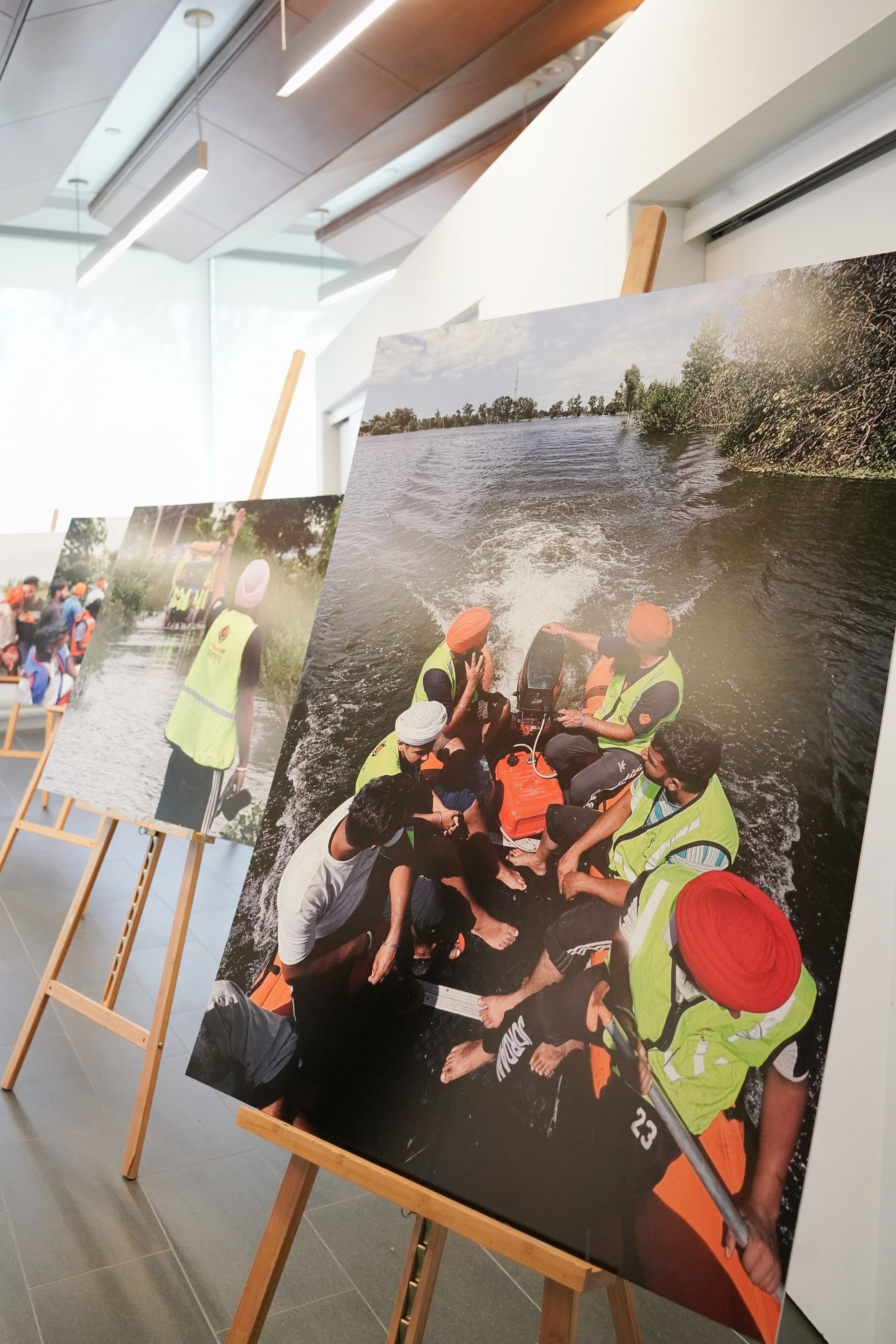 Panjab floods photo exhibition at Brampton event in Canada