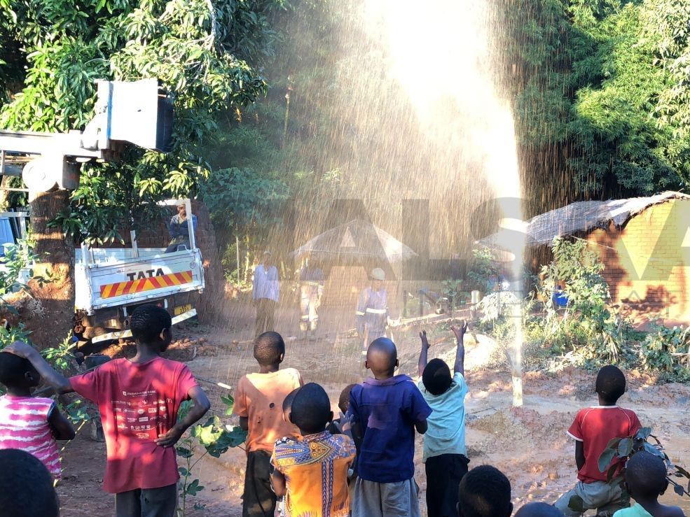 Delivering water to people living in extreme poverty in rural Malawi