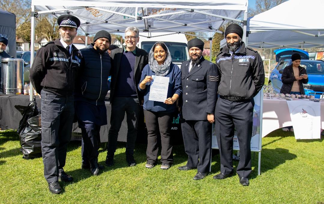 Langar Aid with West Midlands Sikh Police Association
