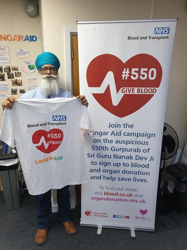 Langar Aid's NHS Blood Drive 2019