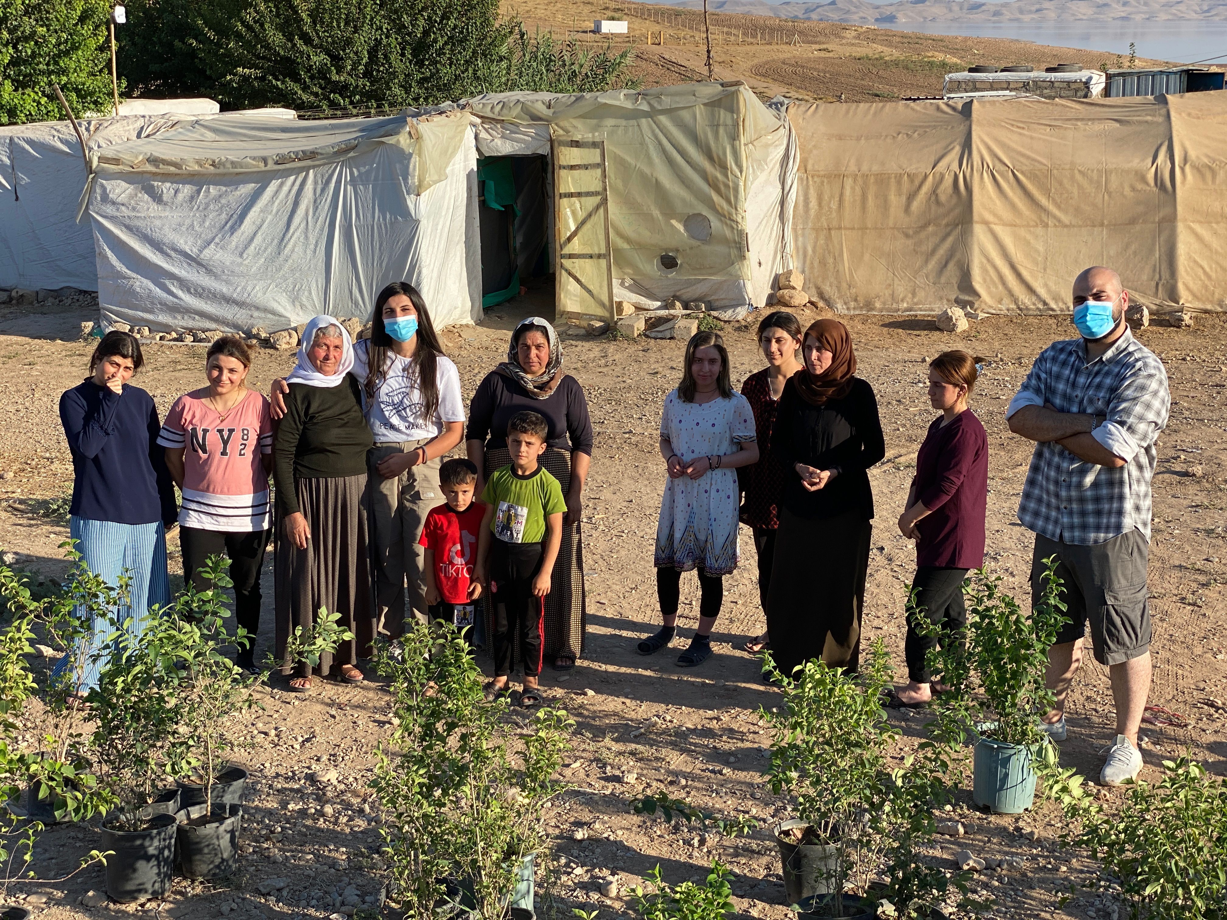 In Memory Of; planting trees in IDP camps of Kurdish Iraq