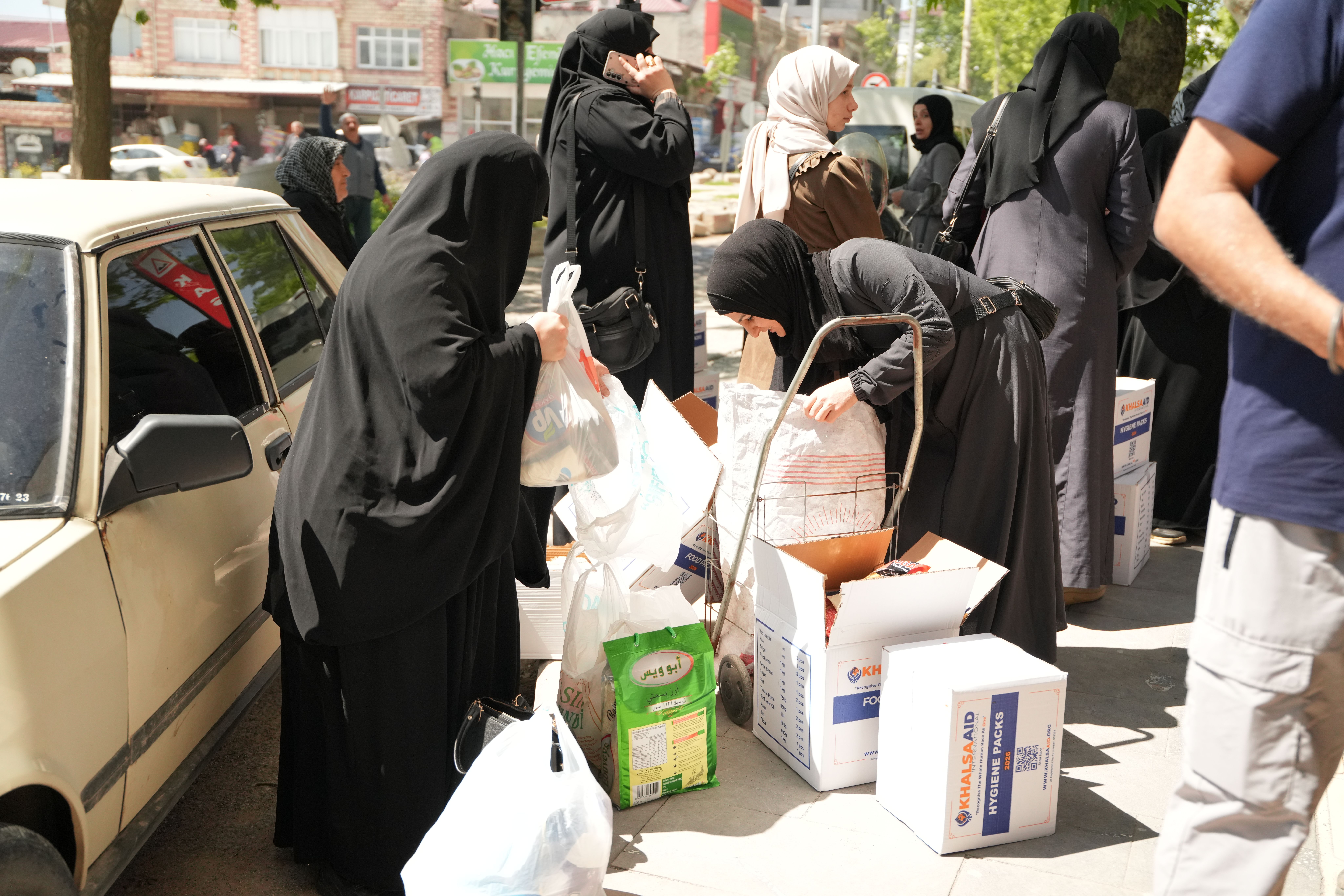 Khalsa Aid aid distribution in Türkiye