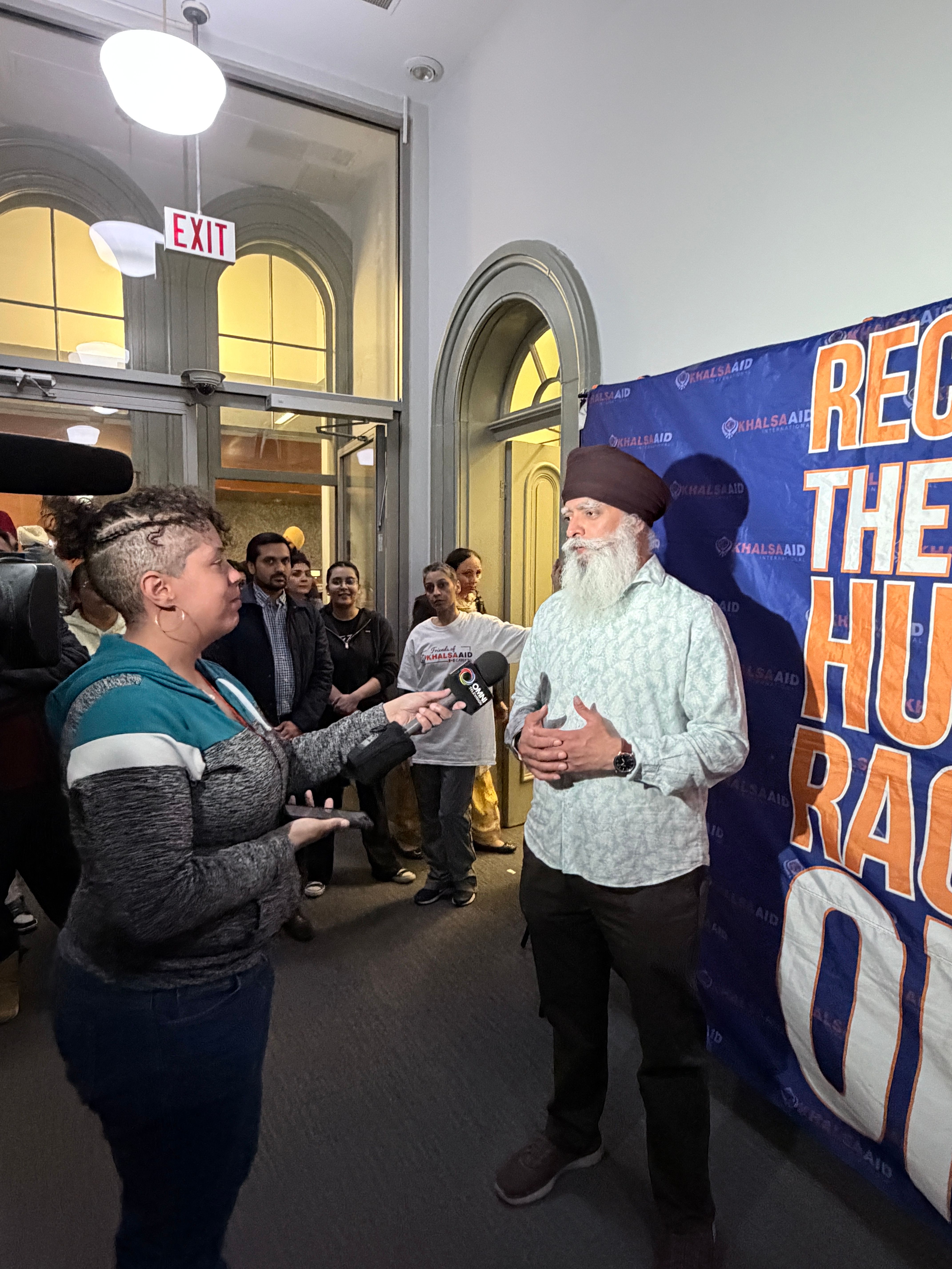 Ravi Singh at Brampton event in Canada