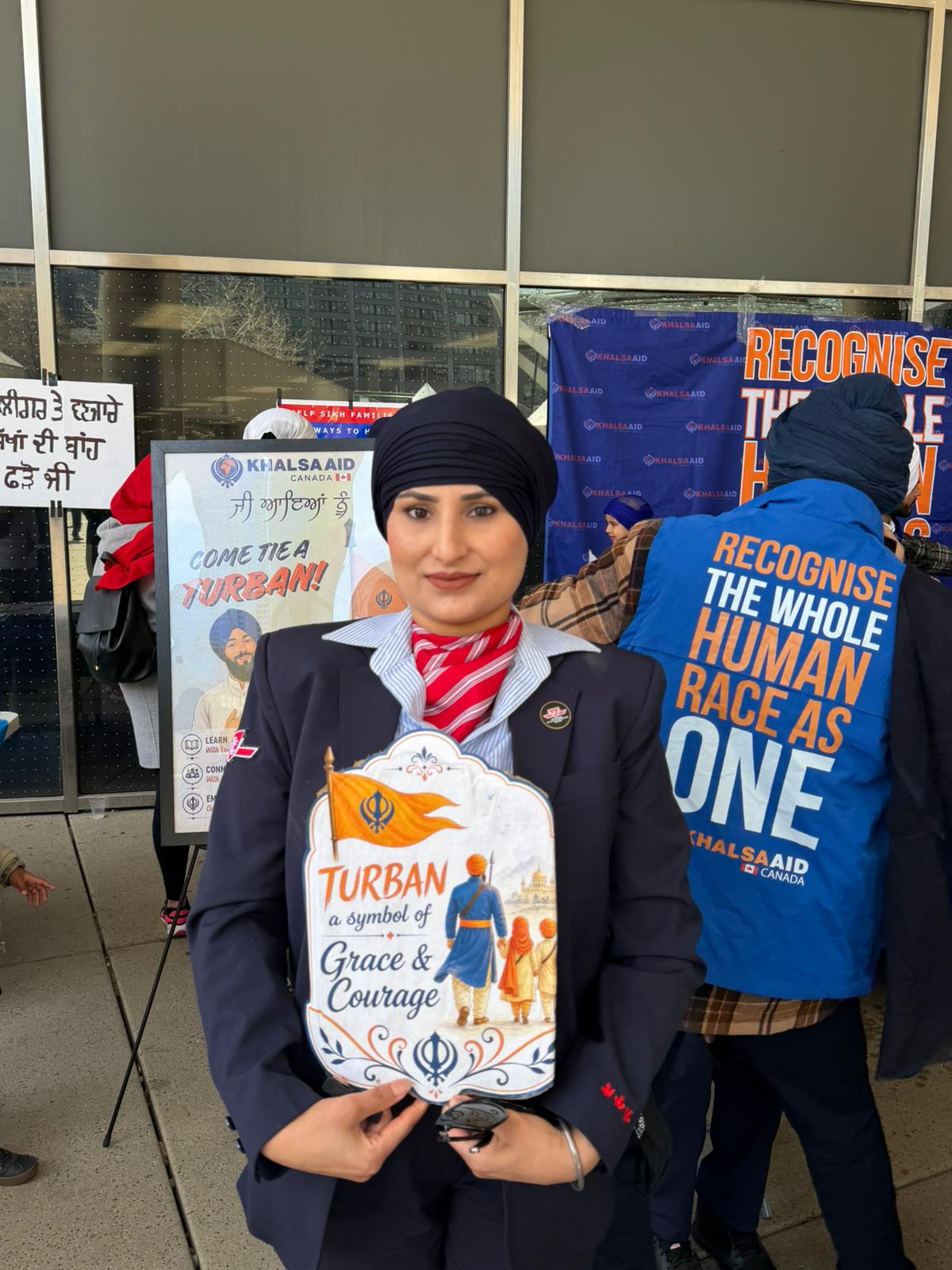 Khalsa Aid Canada team at Toronto Nagar Kirtan 2026