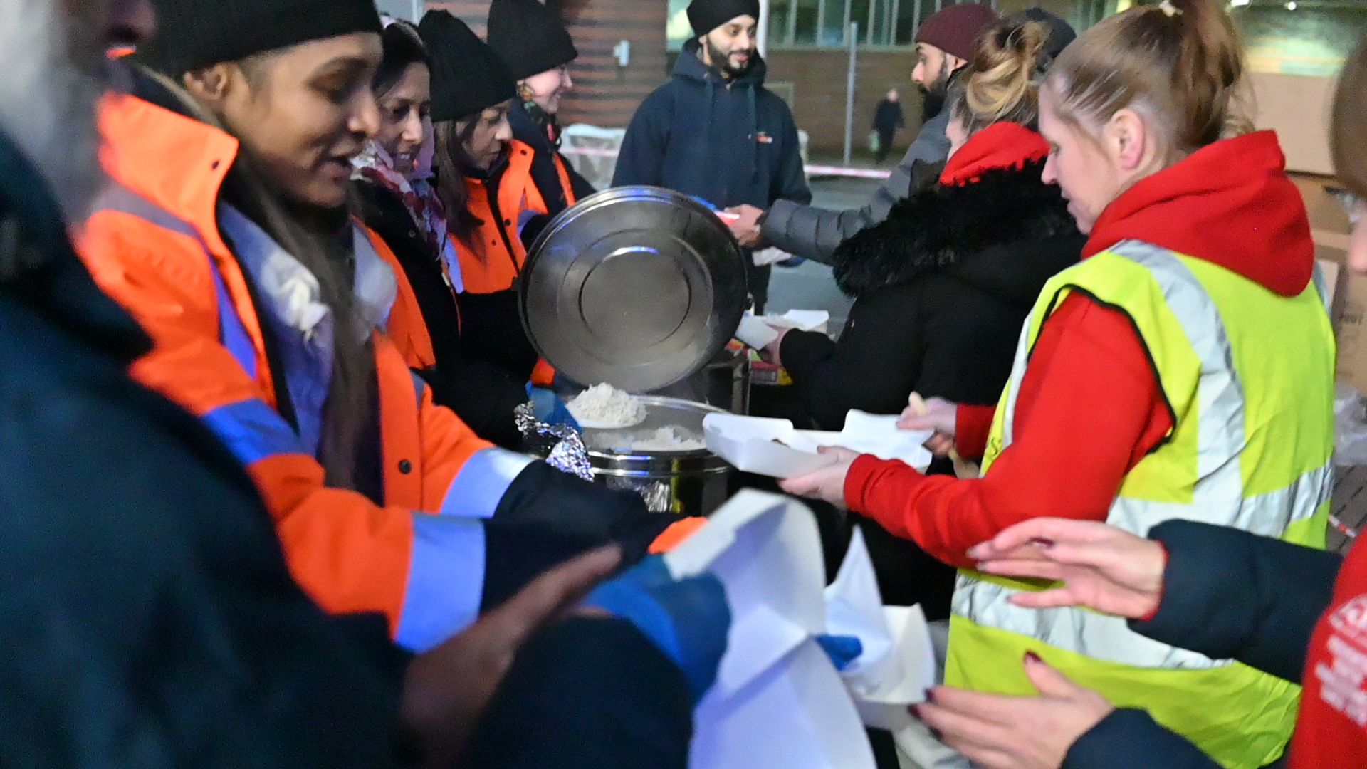 Langar Aid at St Basils Sleepout