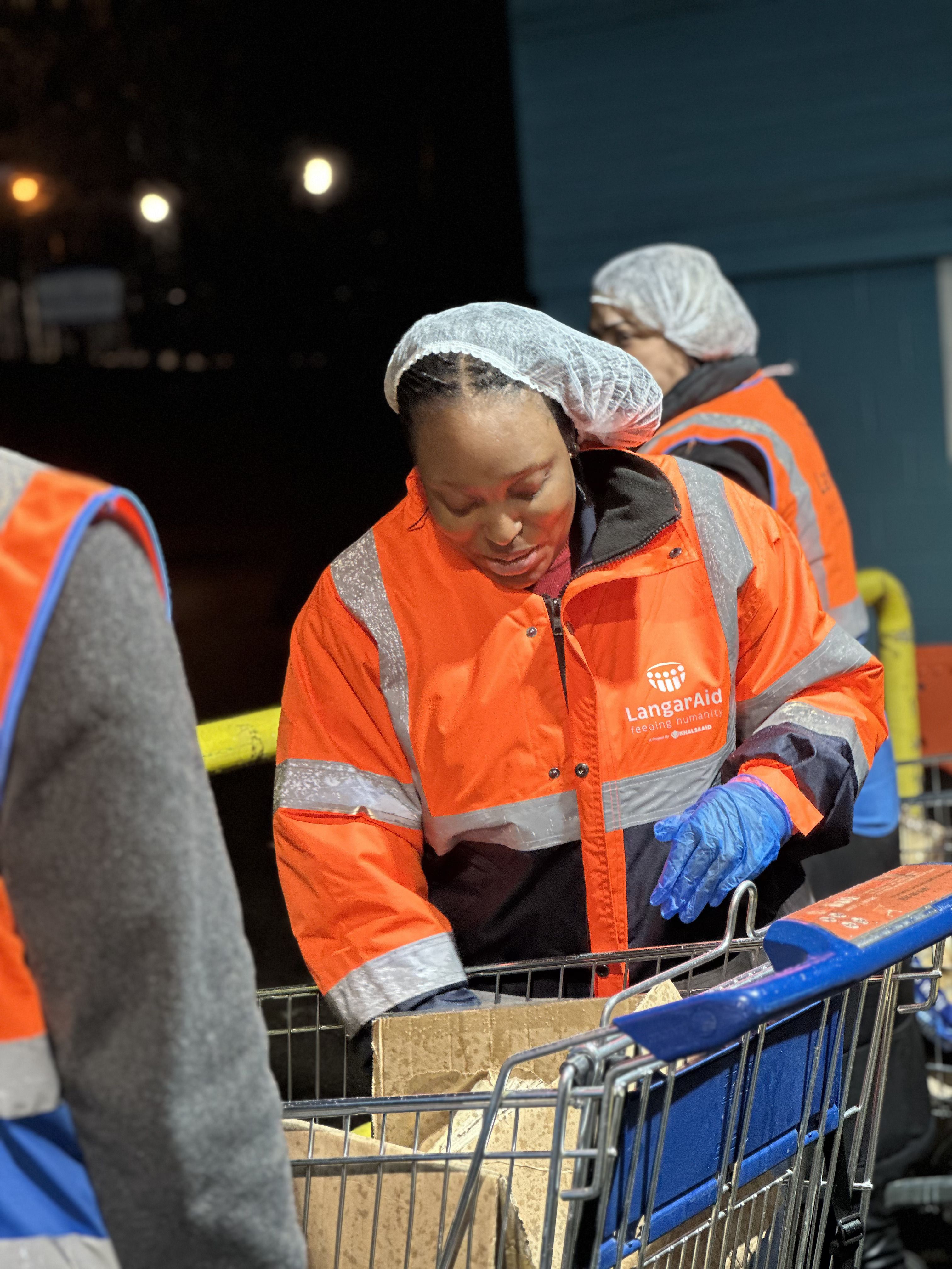 Coventry North West MP Taiwo Owatemi with Langar Aid team