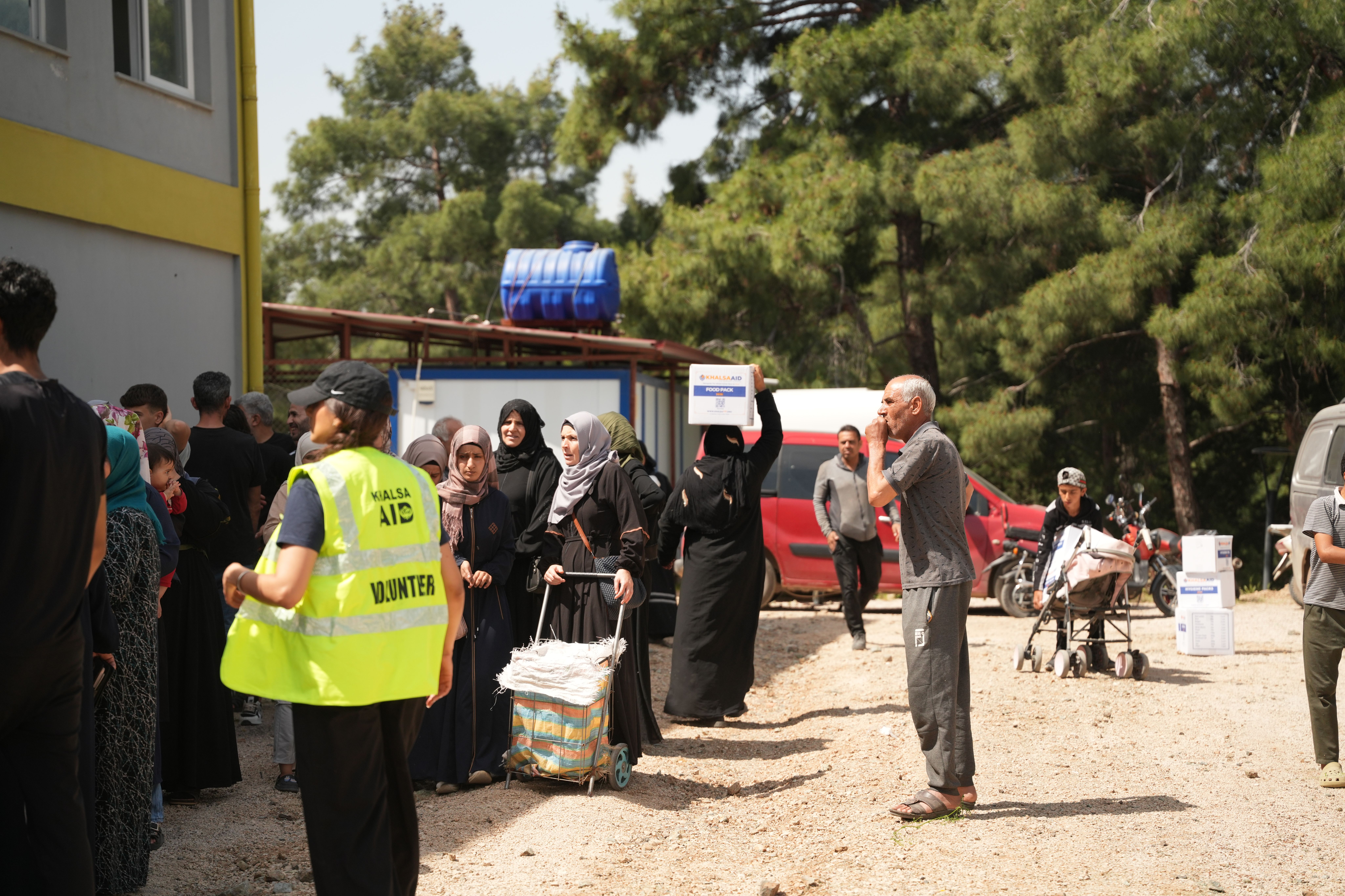 Khalsa Aid aid distribution in Türkiye
