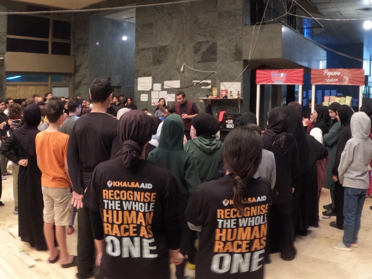 Khalsa Aid team in Lebanon