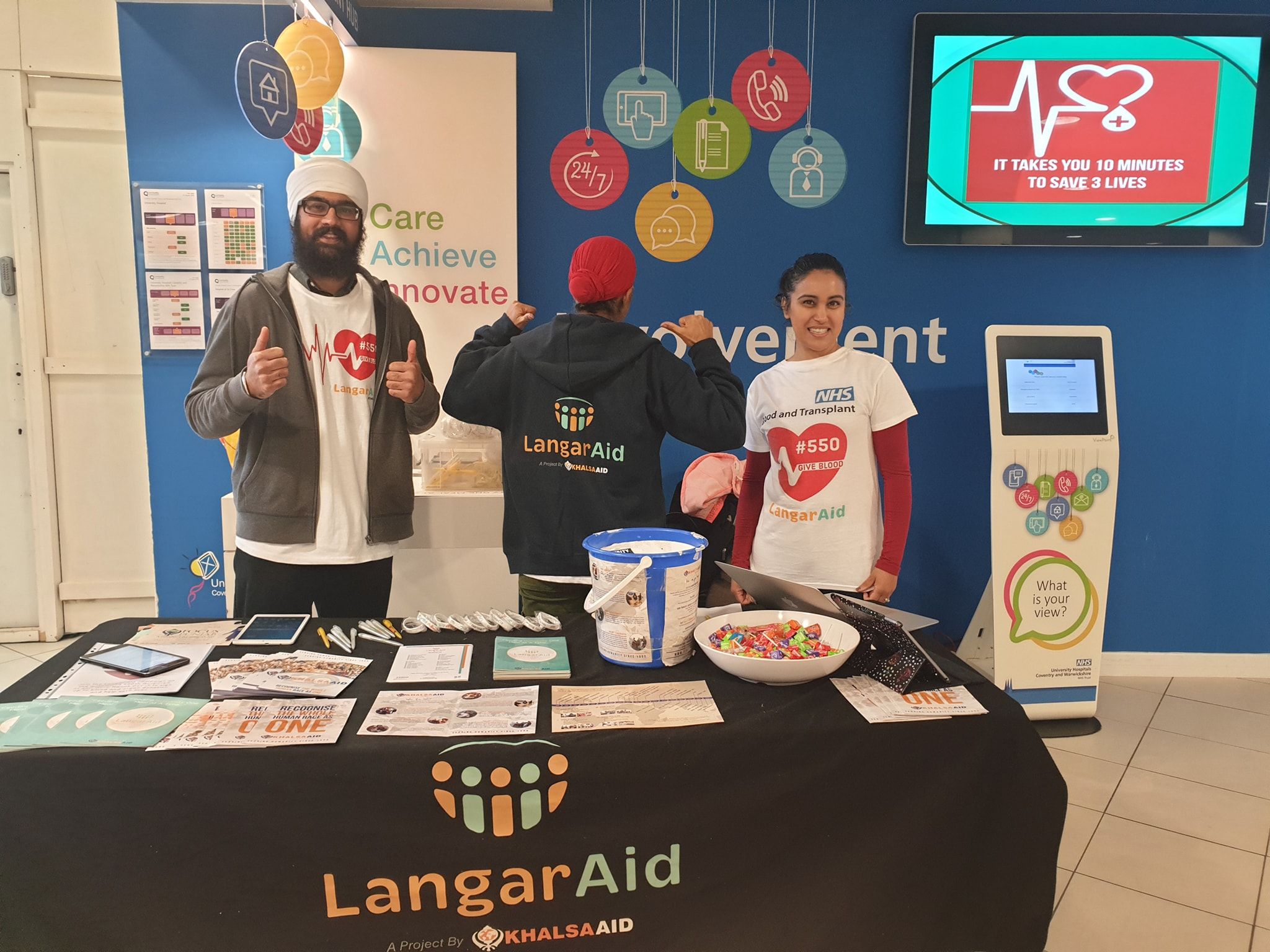 Langar Aid's NHS Blood Drive 2019