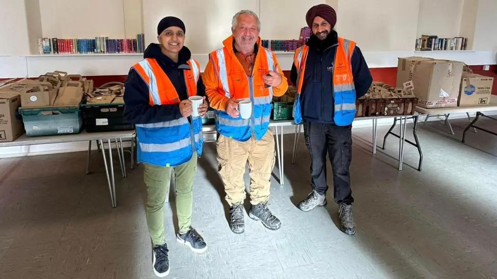 [From left to right] Kully Kaur Deol, Marcus Lapsa and Bill Mato